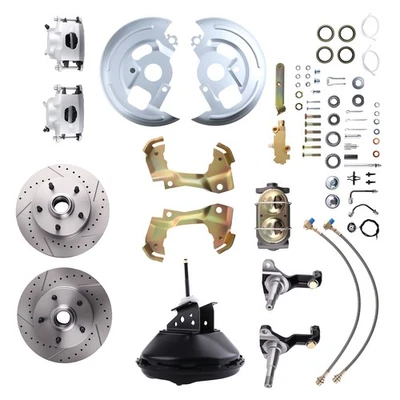 Conversión de freno delantero para carrocería A Pontiac LeMans Tempest GTO 1964-72 rotor de 11" Foto 1 de 4