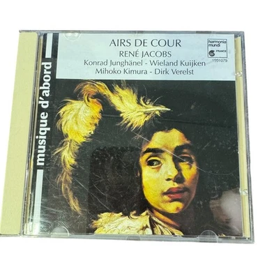 René Jacobs - Airs de Cour CD 1981 Baroque Classical Harmonia Mundi Foto 1 de 2