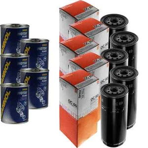 5x Original MAHLE / KNECHT Ölfilter OC 60 + 5x SCT Motor Flush Motorspülung - Bild 1 von 6