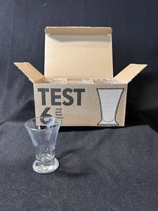 Discontinued IKEA 6 TEST Shot Glasses Set Pack NIB Original Box - Picture 1 of 7