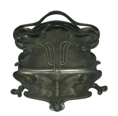 Porte courrier lettre wmf Art Nouveau papillon Jugendsil wmf letter holder - Photo 1/2