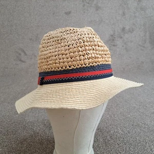 Accessorize Straw Sun Hat Rattan Floppy Natural Size Small / Medium - Picture 1 of 11