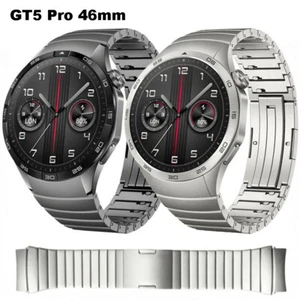 Luxury No Gaps Stainless Steel Strap For Huawei Watch GT5 46MM Metal Bracelet - Bild 1 von 11