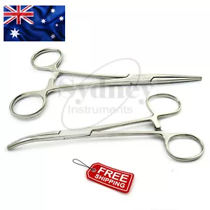 Artery Hemostat Kelly 14cm Hemostatic Clamp Locking Forceps Surgical - Bild 1 von 4