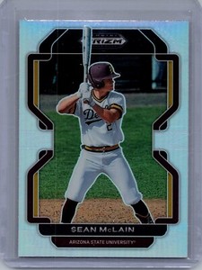Sean McLain Silver Prizm 2022 Prizm Draft Picks ASU / LA Dodgers Prospect PDP165