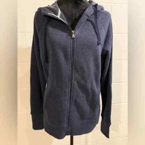 Tek Gear dark blue full zip hoodie with thumb holes. Size M. NWOT - Picture 1 of 4