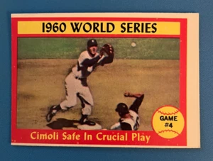 1961 Topps Baseball #309 1960 World Series Game #4 EX-NM J30 - Picture 1 of 2