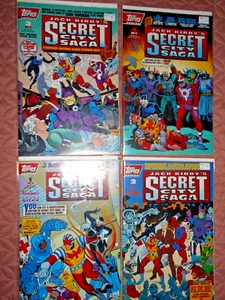 JACK KIRBY'S SECRET CITY SAGA LOT(4) NM-MT ALL BAGGED WITH CARDS DITKO C/A 1995 - Picture 1 of 5