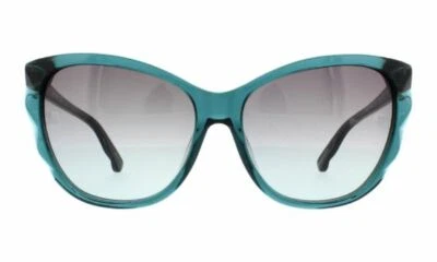 Gafas de sol SWAROVSKI Fortunate SK 117 96F verde azulado ojo de gato marco de plástico 57-15-140 Foto 1 de 4