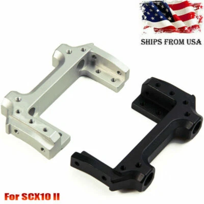 CNC Servo Relocation Bumper Mount For 1/10 RC Axial SCX10 II 90046 90047 Crawler - Image 1 of 4
