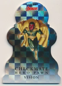 VISION CP-4 2022 Marvel Fleer Ultra Avengers CHECKMATE HERO PAWN - Picture 1 of 2