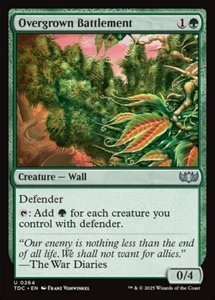 Overgrown Battlement (Near Mint NM) Tarkir: Dragonstorm Commander (TDC) - Picture 1 of 1