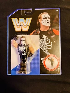Mattel 2016 WWE Retro Series WWF Sting 4.5" Wrestling Figure New MOC WCW CROW - Picture 1 of 6