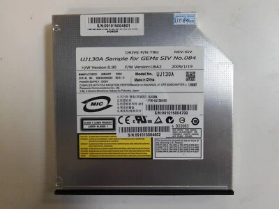 UJ130A PANASONIC 4X SATA SLIM BLU-RAY DVD'R/RW DRIVE - Image 1 of 2