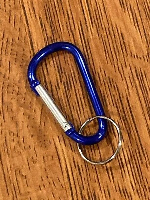 Chaveiro mosquetão - Azul meia-noite - Abertura de primavera com chaveiro - Imagem 1 de 3