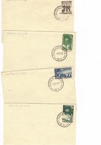 Australia Antarctic Territory 1959 Group of Covers,cds MEEKATHARA WA (4 Covers) - Bild 1 von 1
