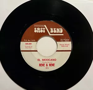 Rene & Rene East Bend 45 rpm El Mexicano b/w Really Hurtin' This Guy - Picture 1 of 2