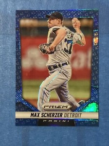 2014 Panini Prizm 42 Prizms /42 Max Scherzer #9 Jackie Robinson Parallel