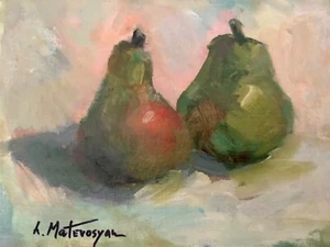 Original Impressionism Oil Painting 6"x8" π Still Life Artist Signed - Picture 1 of 3