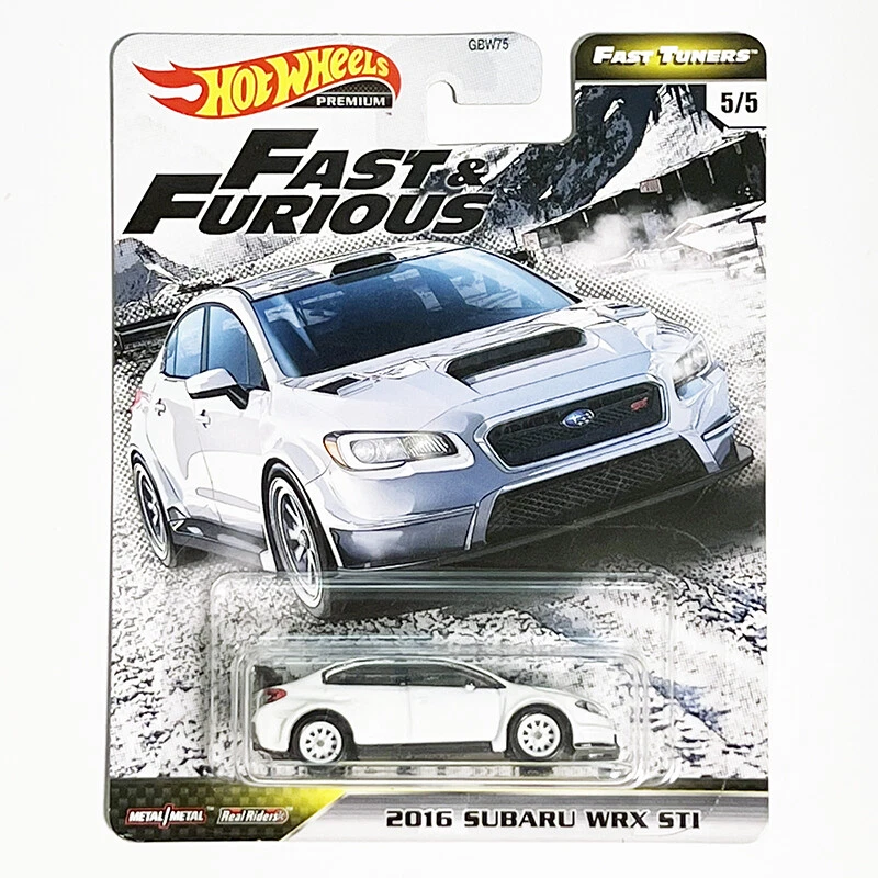 Mattel Hot Wheels Premium Fast & Furious Fast Tuners #5 2016 Subaru WRX STI NEW - Image 1 of 1