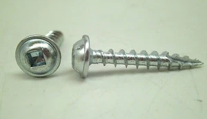 500! T17 TIP Drilling Square Dr TRIM Screws Washer 8 x1" WAFER TRUSS HEAD NC - Picture 1 of 4