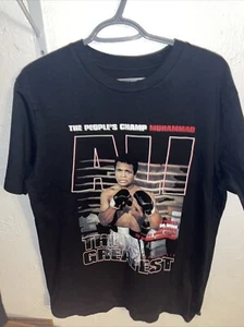 Muhammad ali tee M black mens The Peoples Champ graphic t-shirt - Picture 1 of 8