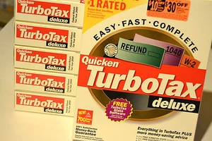 2000 TurboTax Deluxe Federal Turbo Tax New sealed CD in Retail BOX! - Picture 1 of 3