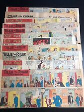 1940’s-50’s [Lot of 11] Tillie The Toiler Chicago Tribune Sunday Comics