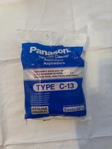 Panasonic Type C-13 Bags – 5 Pack - Picture 1 of 1