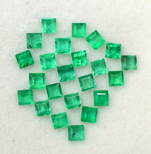 20 Pcs Natural Zambian Emerald Micro Size 2 To 2.5 mm WHOLESALE Gemstone BD-196