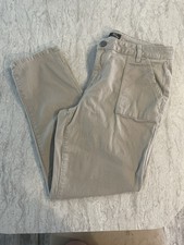 1822 Denim Women's Taupe Colored Ankle Jeans Size 16 Cargo Pockets