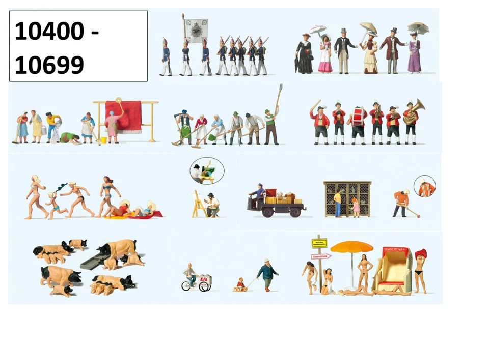 PREISER Exklusivserie 1:87 / H0 AC - freie Auswahl aus dem Sortiment - neu - 2 - Bild 1 von 1