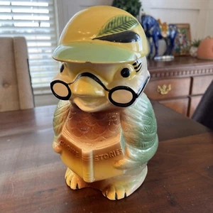 Vintage 1950’s Owl Cookie Stories 12” Robinson Ransbottom Cookie Jar #359 READ - Picture 1 of 14