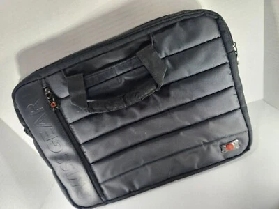  电脑单肩包瑞士笔记本电脑学校黑色 — 第 1/4 张图片