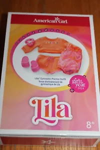 American Girl Doll LILA'S Orange PRACTICE OUTFIT Top SHORT Leotard SET for LILA - Picture 1 of 3