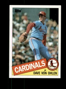1985 Topps Baseball #177 Dave Von Ohlen  SET BREAK 