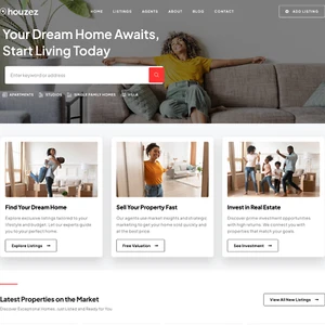 Immobilienangebot Webdesign mit kostenlosem VPS Webhosting und Installation - Bild 1 von 8