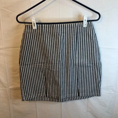 Hollister Mini Skirt S Ultra High Rise Striped A Pockets Slit NWT Zipper - Image 1 of 4