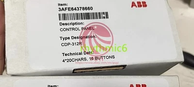 Brand New ABB CDP-312R ABB ACS800 Control Panel Fast FedEx or DHL - Image 1 of 4