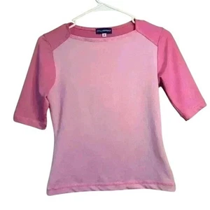 Hot & Pastel Pink Rashguard Swim Top M Light Pink Pool Surf Y2K Summer Beach - Picture 1 of 9