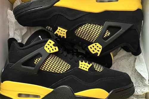 Nike Air Jordan 4 Yellow Thunder UK 11