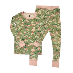 Tea Collection House Print PJ Set Size 4 - Picture 1 of 7