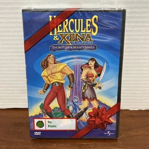 1998 HERCULES & XENA THE ANIMATED MOVIE THE BATTLE FOR MOUNT OLYMPUS DVD NEW - Picture 1 of 10
