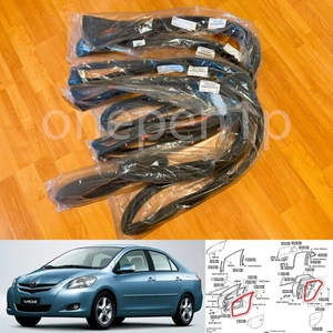 Genuine Toyota Vios Belta Yaris sedan NCP93 4D door weatherstrip rubber seal - Picture 1 of 12