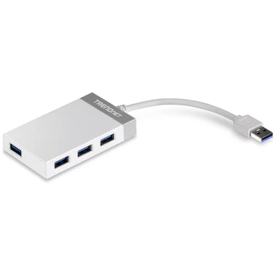 TRENDnet TU3-H4E 4-Port USB 3.0 Compact Mini Hub with Built in USB 3.0 Cable - Image 1 of 2