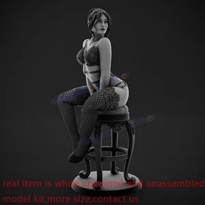 Seating Hot Women 1/8 Scale Model Kit Unpainted Unassembled 3D Printing GK - Picture 1 of 15