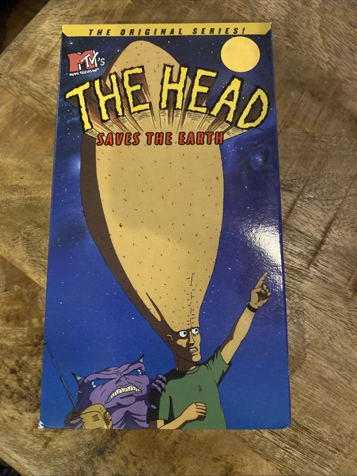 MTVs The Head Saves the Earth (1995) VHS Authentic HTF Vintage VTG Cartoon Movie - Image 1 of 4