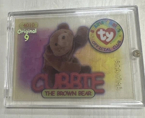 BBOC Serie 1 BLUE Cubbie #502 /748 Beanie Babys Sammelkarten Original 9 - Bild 1 von 3