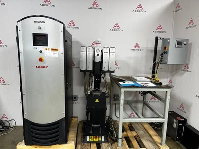 Branson Radiance 3i 2000X Plastic Welder + 4 Emerson Laser Banks 17465 - Image 1 of 4