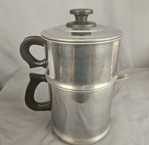 LIFETIME Drip-O-Lator Percolator 2 Quart Stainless Stove Top Coffee Pot Vintage - Picture 1 of 12